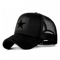 Outdoor Sport Baseball Cap Men Five Star Pattern Sun Hat Unisex Adjustable Snapback Top Hats Breathable Summer Mesh Caps For Men