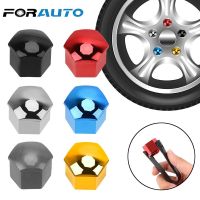 FORAUTO 20PCS Car Wheel Nut Caps Bolt Rim 21mm Auto Hub Screw Cover Protection Caps Dust Proof Exterior Decoration Anti-Rust