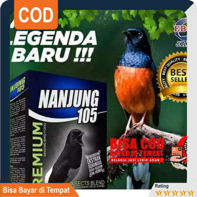 Cod Baru Nanjung Gr Pakan Burung Murai Voer Pelet Ebod Jaya