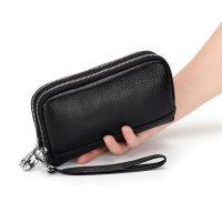 Brand Genuine Leather Women Wallets Long Zipper Wallet big capacity Ladies Clutch Bag Female Luxury Cowhide Purse Phone Bag