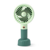 Portable Hand-held fan 3 modes plastic Silent fan usb rechargeable built-in battery for camping