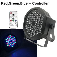 Fast Shipping LED 36x3W RGB LED Flat Par RGBW Color Mixing DJ Wash Light Stage Uplighting KTV Disco DJ DMX512 Decorative Lamp