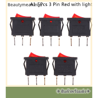 ✈️Ready Stock✈ 5pcs Rocker Switch 2ตำแหน่ง3/4 Pins อุปกรณ์ไฟฟ้าพร้อม Light SWITCH