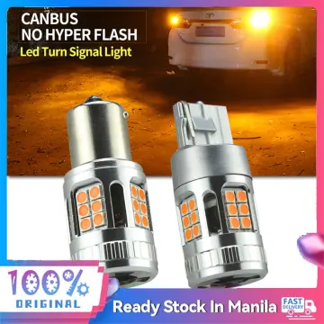 1pc P21W - BA15S LED Bulb CANbus, Led Turn Signal Orange Light