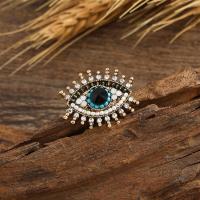 Evil Eye Brooch for Women and Men Vintage Party Jewelry Lucky Amulet Protection Spring Pin Coat Accessories