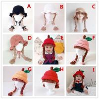 【hot sale】✢♘ C05 [babyme] Childrens Knitted Hat Cute Wig Big Braid Fashion Baby Girl Princess Cap