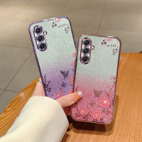 เคสโทรศัพท์ Samsung A54 A34 M14 A14 5G A24 4G ล่าสุด2023ลายสวนลับแวววาวดีไซน์เลื่อมซิลิโคนใสปลอกอ่อน Samsung Galaxy A34 A54 5G A14 4G เคสเคสโทรศัพท์แบบใสแฟชั่น