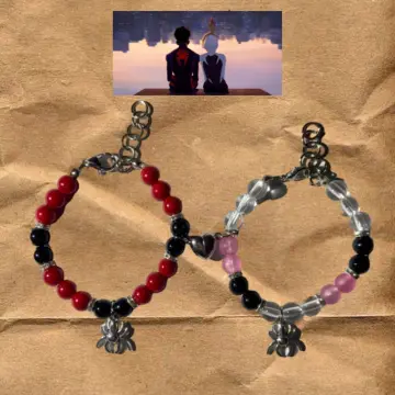 Spider Matching Bracelets for Couples Friendship Bracelets Couple Bracelets Relationship Bracelets Heart Energy Stone Beads Bracelet Promise Bracelet