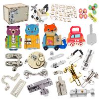 【CC】❅☌㍿  Children Lock Busy Board Baby Teaching Aid Games  Cognition Kids Education Motor Busyboards