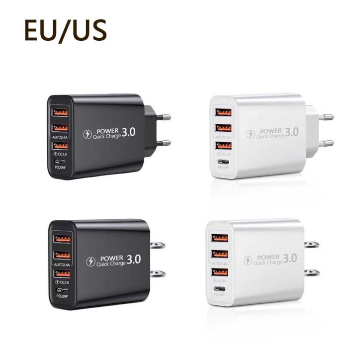 irctbv-อะแดปเตอร์เดินทางกับเรา-usb-ที่ชาร์จความเร็วสูงในบ้าน-type-c-qc3-0ระบบชาร์จเร็วหลายพอร์ตชาร์จติดผนัง