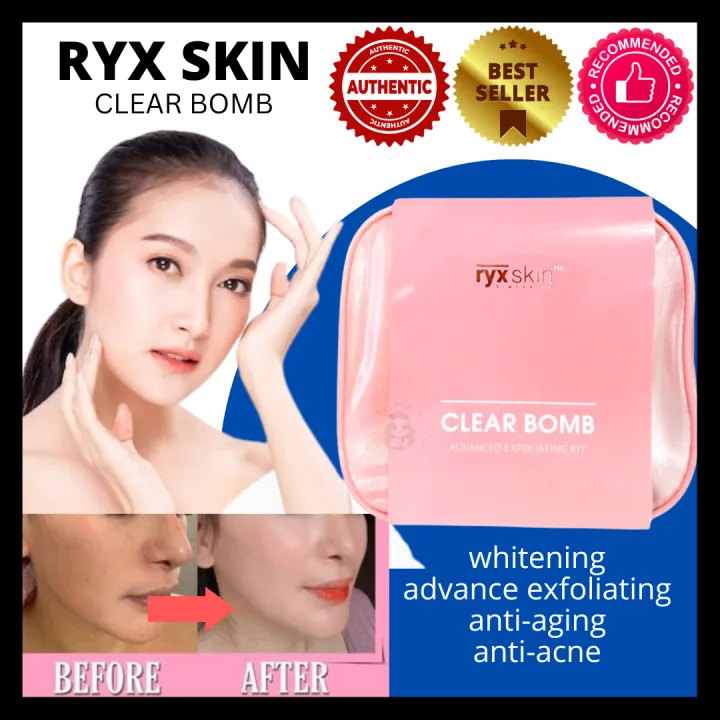 Ryx Skincerity CLEAR BOMB Advanced Exfoliating Kit Lazada PH