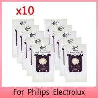 2023 10ชิ้นถุงสะอาดเครื่องดูดฝุ่นถุงหูรูดสำหรับ Philips Electrolux FC8412 FC8420 HR8354 HR8360 FC8600 FC8438 FC8614 FC8613 FC8439