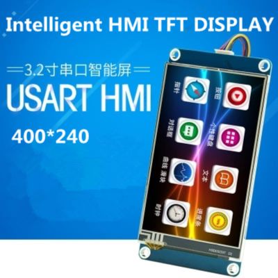 3.2 Inch Touch TFT With A GPU USART HMI Image Configuration Screen Font Serial Chinese Version 400x240 Like The Model NX4024T032