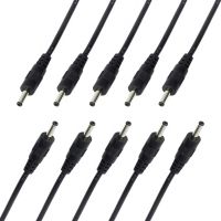 20 Pack 3.5mm x 1.35mm DC Power Male Plug Jack to Bare Wire Open End Pigtail Power Cable Cord 3.5X1.35mm for DC Power