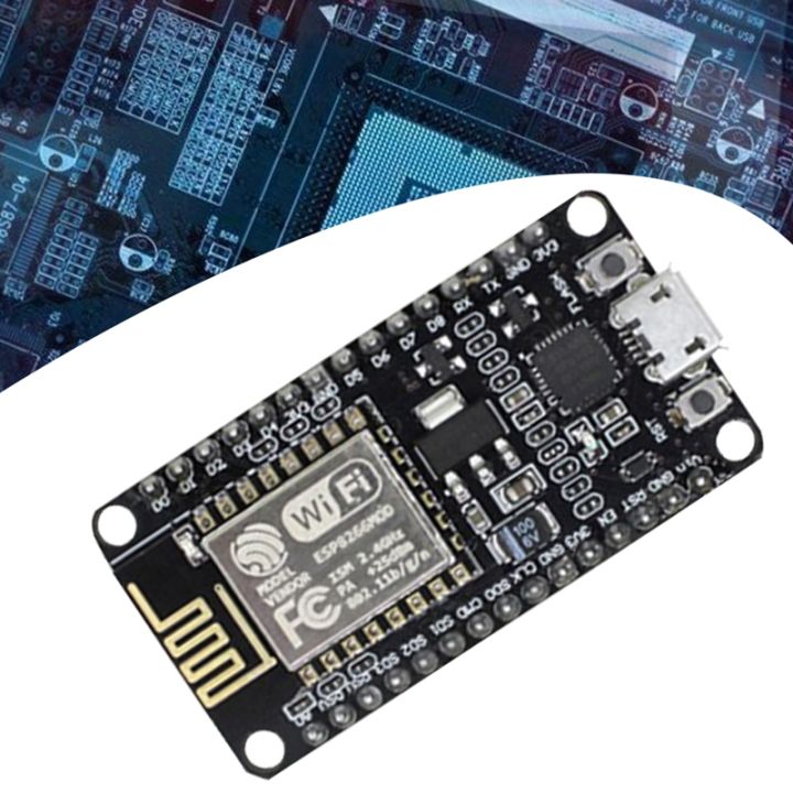 esp-12e-esp8266-cp2102-nodemcu-lua-v3-wifi-development-board-development-board-usb-to-serial-port-module-bread-board-65-jumper-usb-cable