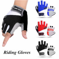 Outdoor 1Pair 3Colors Weight Lifting Sports Fitness Women Non-Slip Breathable Half Finger Anti-shock Sports s Riding s