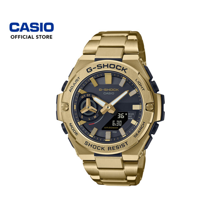 Casio G-Steel GST-B500GD-9A Gold Stainless Steel Band Men Watch