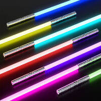 RGB Lightsaber ด้ามจับโลหะยาว96ซม. ปรับได้7สีพร้อมการชาร์จยูเอสบีแอลอีดีไลท์เซเบอร์ดวลเสียงประกอบการกดปุ่ม FX สำหรับเป็นของขวัญ