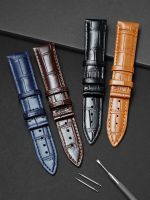 hot style leather strap cowhide watch belt buckleless suitable for Tissot Mido Rossini Omega 20mm men and women