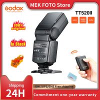 Godox TT520ไฟฉายแฟลชสำหรับ Canon TT520II ไร้สายสำหรับ Canon Nikax Olympus DSLR อุปกรณ์เสริมไฟถ่ายรูป Synchronizer Flitser