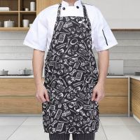 Waterproof Apron With Pocket Adjustable Cooking For Women Men Cleaning Aprons Clothes Oil-proof Chef Kitchen Apron Overalls Aprons