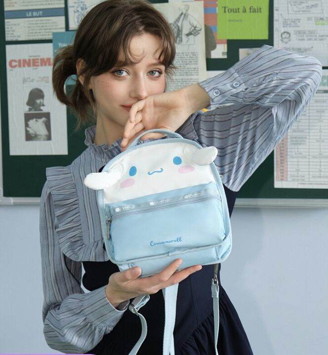 Lesportsac Big Ear Dog Joint Cute Girls' Bags Hand Bag Cinnamoroll