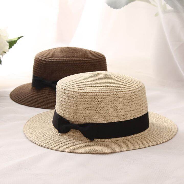 cc-new-summer-women-boater-beach-hat-female-casual-panama-hat-lady-ribbon-classic-bowknot-flat-sun-hat-women-fedoras-travel