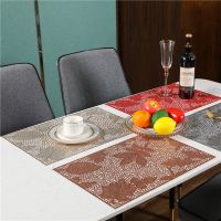 【CW】 Table Placemats Washable Tablemats Stain-Resistant Dining Disc Bowl Coaster Non-Slip