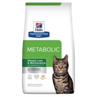 [ ส่งฟรี ] Hills Prescription Diet Feline Metabolic อาหารเม็ดแมวโต ลดหรือควบคุมน้ำหนัก ขนาด 1.5 kg