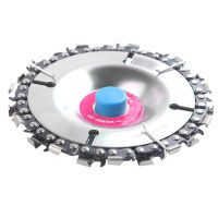 4x Polishing Grinding Grinder Chain Disc Set Wood Shaping Disc Suitable for Angle Grinder Carpenter Woodworking Tools