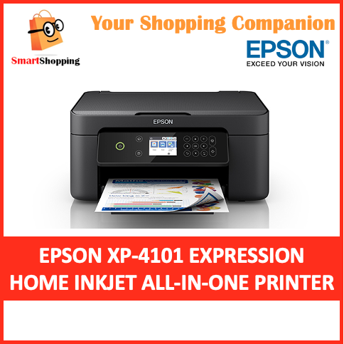 Epson XP-4101 Expression Home Inkjet All-in-One Printer Compatible with Epson iPrint Email Print Remote Driver Scan to Cloud Apple AirPrint Print Mopria Print Service 4101 XP4101 | Lazada Singapore