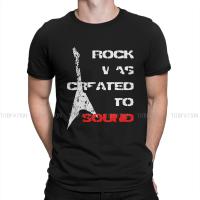 Rock Heavy Unique Tshirt Rock N Roll Leisure T Shirt 100% Cotton Stuff For Men