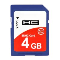 4GB ความเร็วสูง Class 10 SDHC การ์ดหน่วยความจำกล้อง