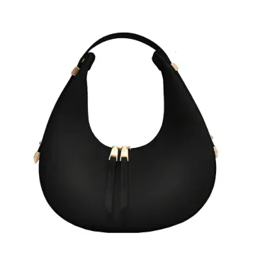 LOUIS QUATORZE Cheese Half-moon Shoulder Bag Black – NOTAG SINGAPORE