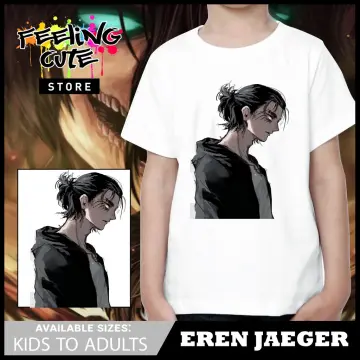 Attack on Titan Eren Final Shingeki No Kyojin Anime AOT Tshirt T-Shirt Tee  Sizes