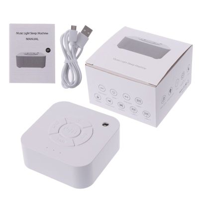 White Noise Machine USB Rechargeable Timed Shutdown Sleep Sound Machine For Sleeping &amp; Relaxation For Baby Office Travel
