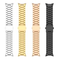 ไม่มีช่องว่างสายสแตนเลสสำหรับ Google Pixel Watch Band อุปกรณ์เสริม Classic Buckle สร้อยข้อมือโลหะสำหรับ Pixel Watch