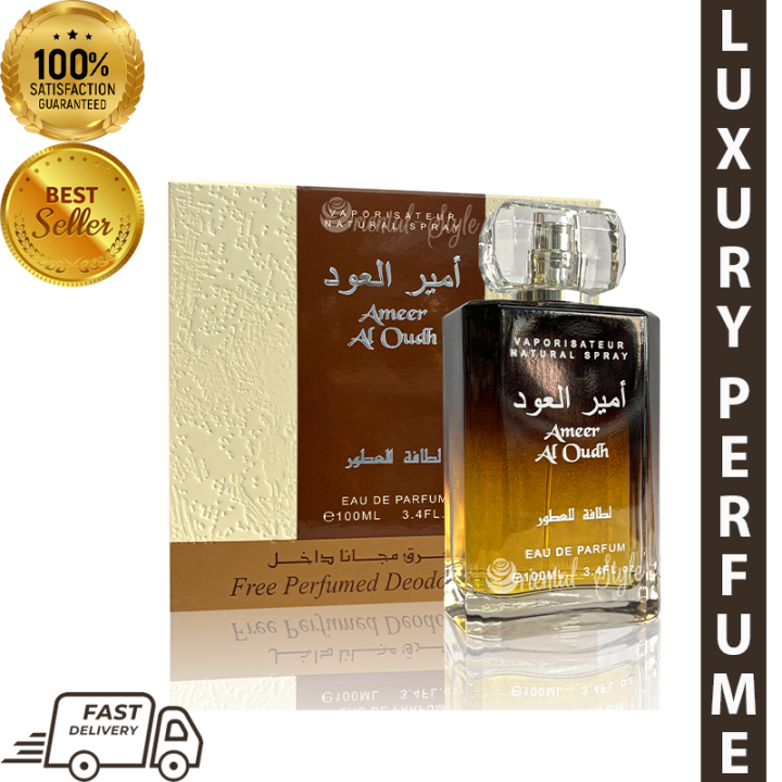 Lattafa Ameer Al Oud Atar EDP Spray Perfume 100ML Original Fragrance