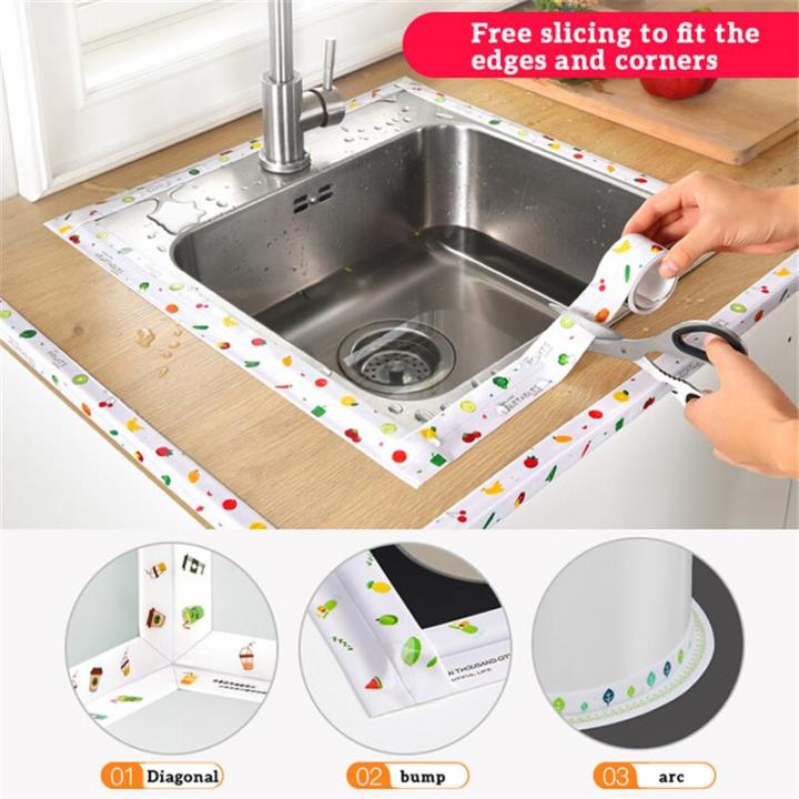 corner-seal-tape-kitchen-sink-waterproof-mold-proof-waterproof-sticker-bathroom-countertop-adhesive-tape-adhesives-tape