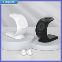 DENGXUN แท่นชาร์จเร็วที่วางขาตั้งนาฬิกาที่ชาร์จโทรศัพท์สำหรับ IPhone/iwatch /Airpod ที่ชาร์จแบบไร้สาย