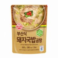 ?Promotion?  부산식돼지국밥곰탕 ซุปหมูปูซานสไลด์ Busan style pork soup(Gomtang) 500g?