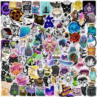 【YF】♕♘✿  100pcs Mysterious Gothic Witchy Apothecary Stickers Laptop Notebook Scrapbooking Sticker Decals for Kids