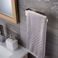 Wall Mounted Towel Rack Modern Towel Ring Stick On Hand Towel Rack Matte Black Towel Ring Stainless Steel Towel Holder