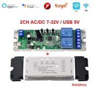 2023 latest 1/2/4 ช่องโมดูลรีเลย์ zigbee 3.0 gateway bridge tuya smart life โมดูลสวิทช์ WiFi รีโมทคอนโทรล RF 433.92mhz 24V