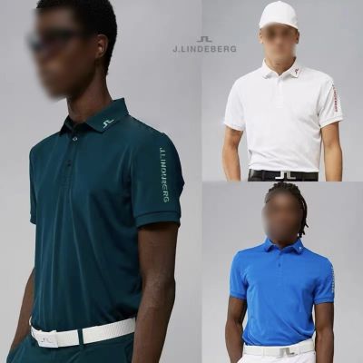 J.LINDEBERG W.ANGLE Amazingcre Honma Mizuno Castelbajac TaylorMade1❀  Lapel golf short-sleeved mens casual Amoi GOLF non-ironing T-shirt top POLO shirt jersey