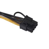 Mosunx สายเคเบิลสำหรับการชาร์จไฟสำหรับการ์ดวิดีโอตัวผู้แบบ PCI-E 15pin Sata ตัวผู้และ8pin62อะแดปเตอร์จ่ายไฟ