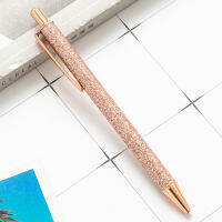 Gold Stationery Ball Sparkly Metal Office Rose School Ballpoint Cute Pens