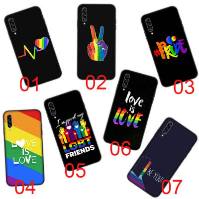 Rainbow Love อ่อนนุ่ม ซิลิโคน เคสโทรศัพท์ หรับ iPhone XR 7 6s 6 11 5s XS 5 8 SE Max Plus X Pro Black ปก