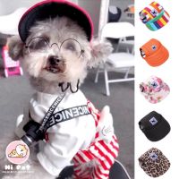 ❂Hi Pet Pet Hat หมวกแฟชั่นสําหรับสัตว์เลี้ยงหมวกแมวและสุนัขกลางแจ้งหมวกเบสบอลน่ารัก ๆHA02❧