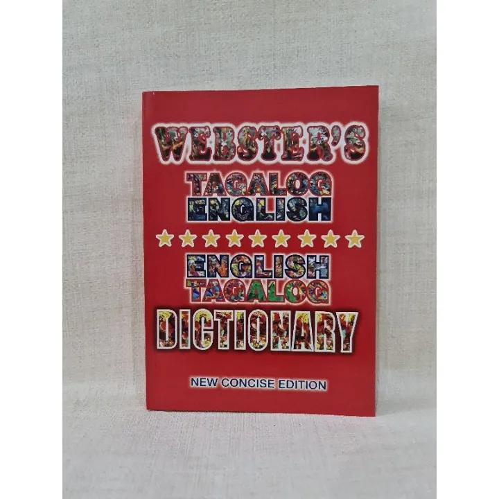  Authentic Webster s Tagalog English XEnglish Tagalog DICTIONARY